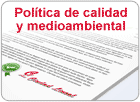 Poltica de calidad y ambiental